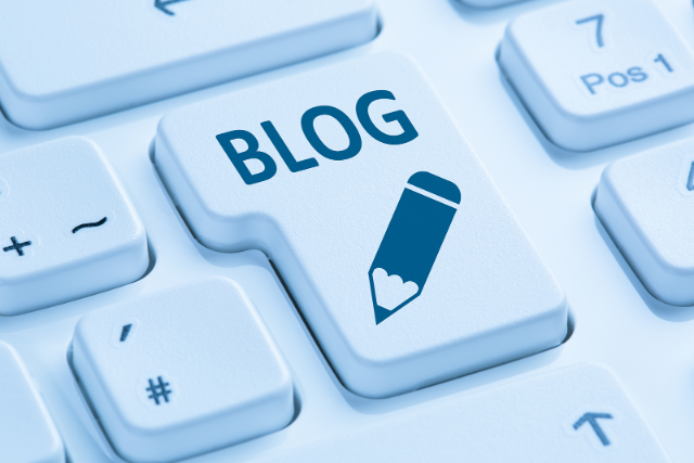 Blog Button on Keyboard
